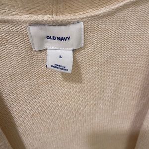 Cream old navy cardigan